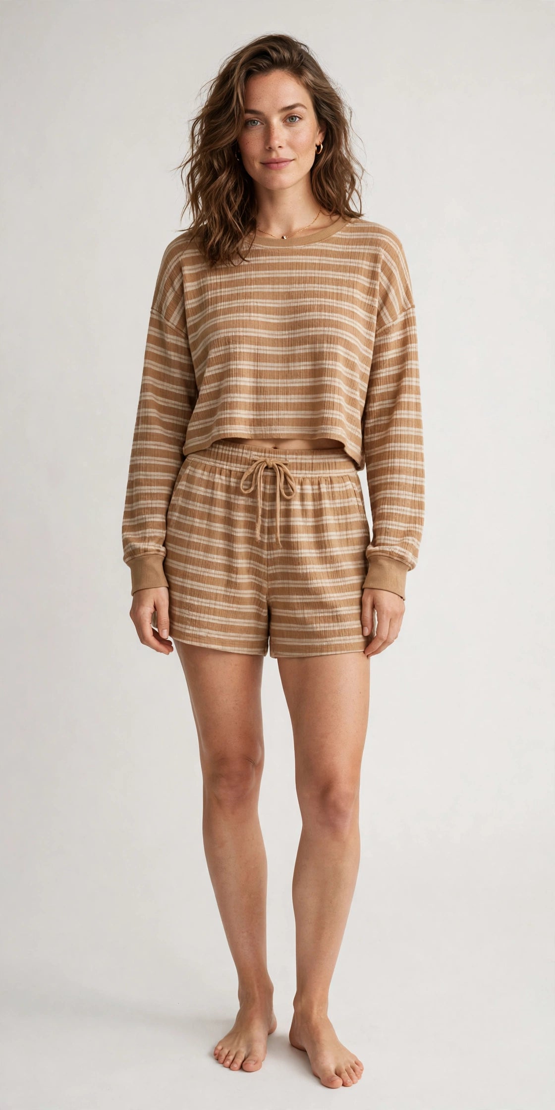Model wearing the garment — Joy of Small Things