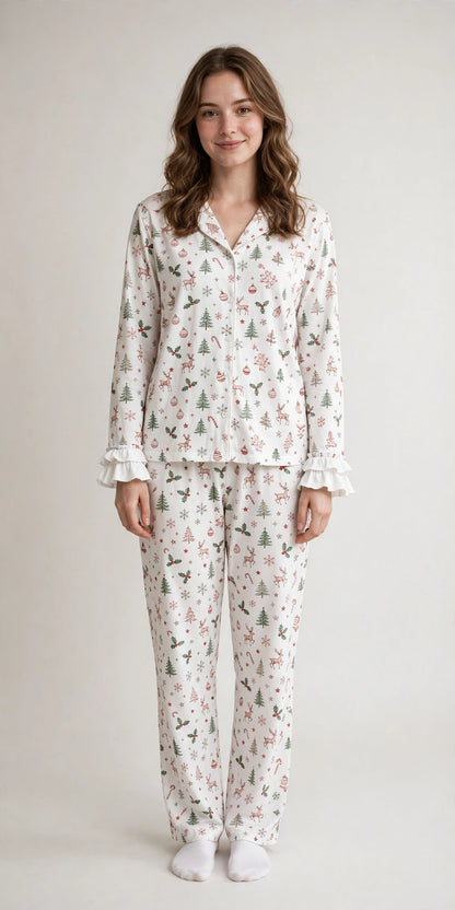 Model wearing the garment — Joy of Small Things