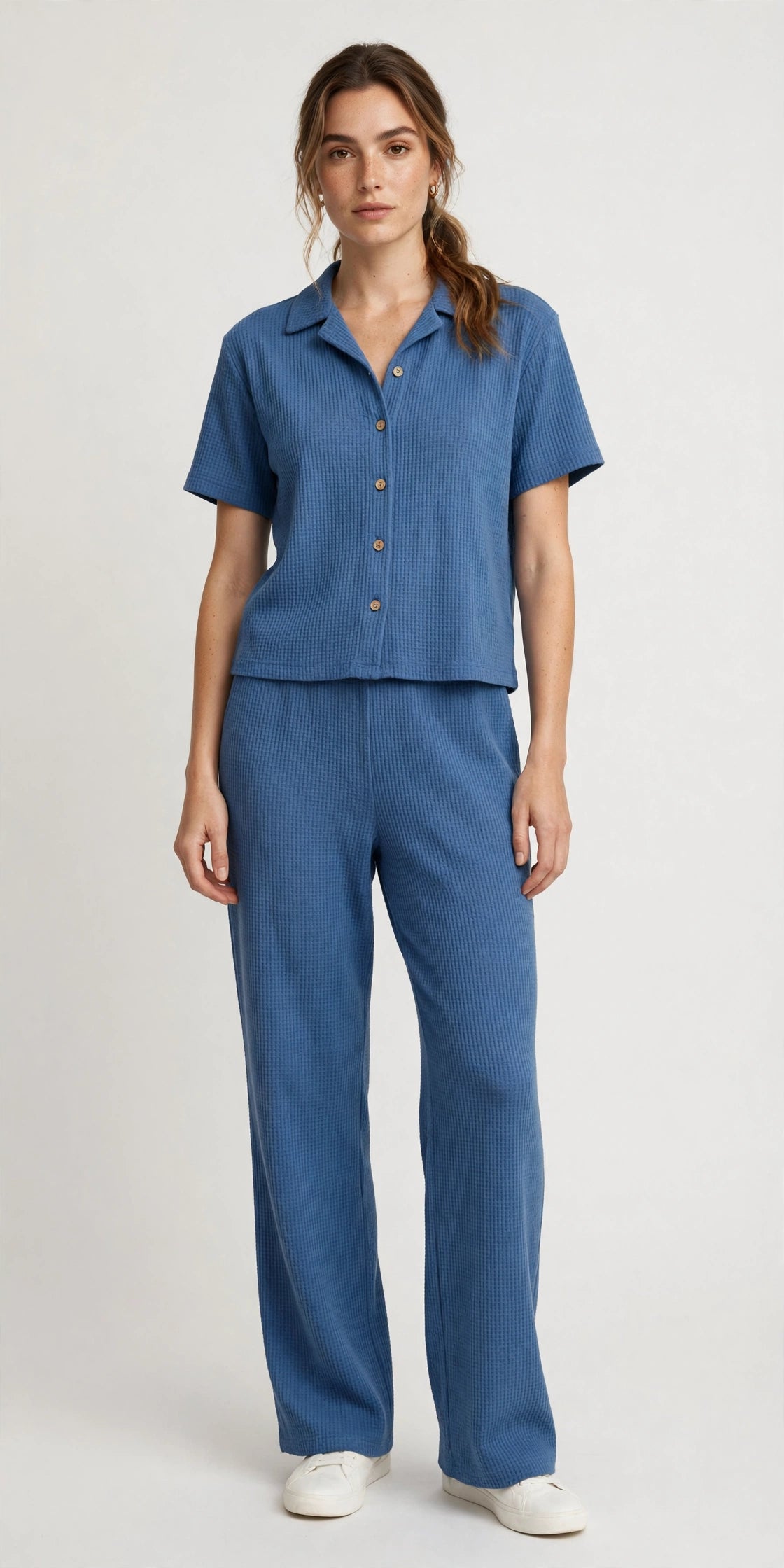 Model wearing the garment — Joy of Small Things
