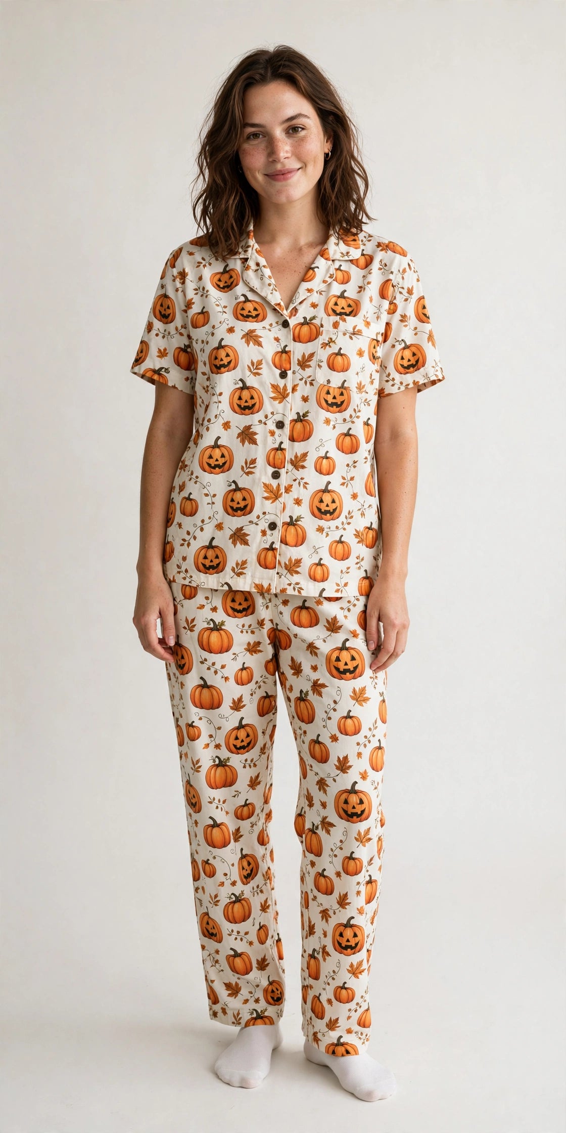 Model wearing the garment — Joy of Small Things