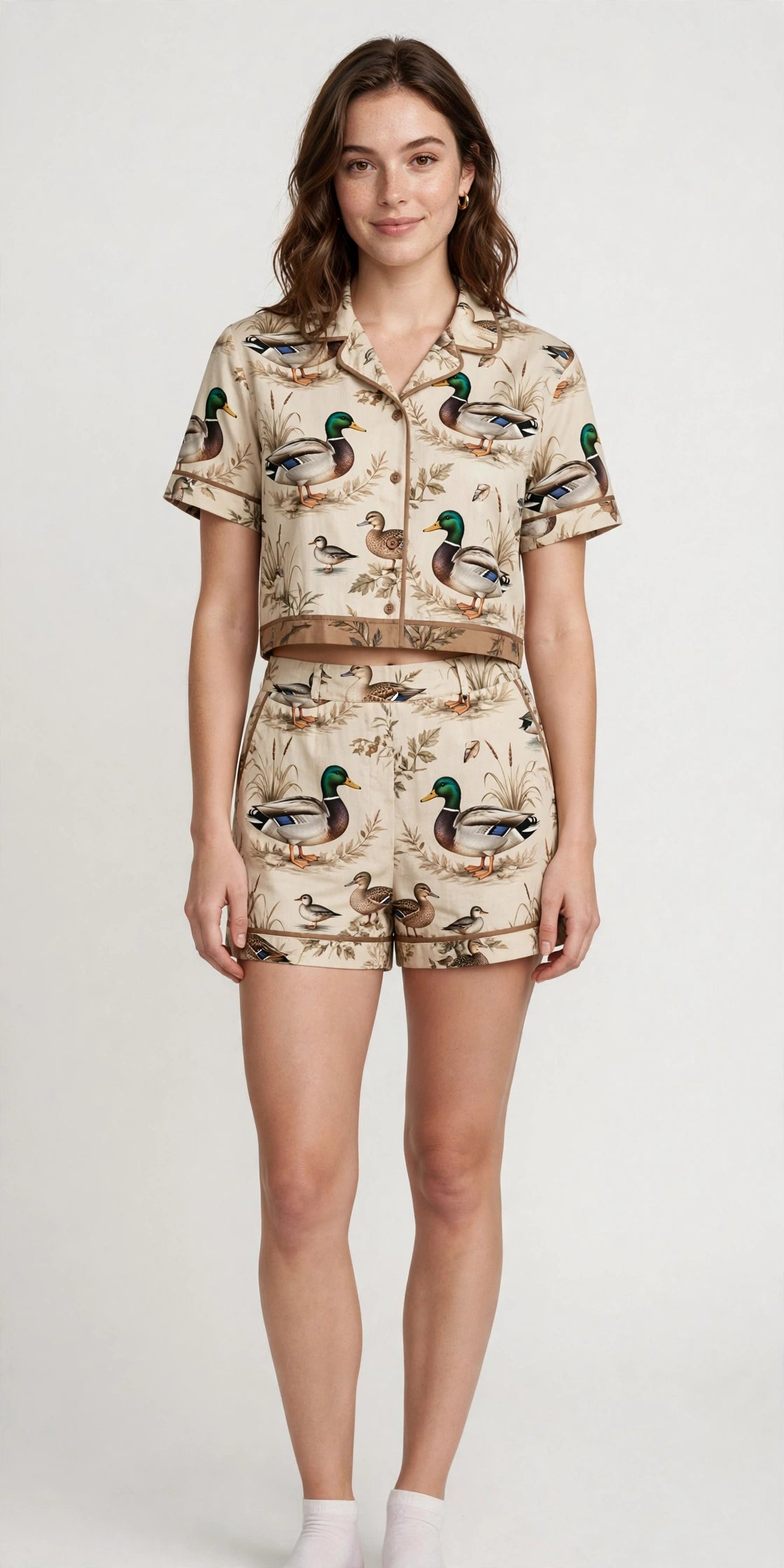 Model wearing the garment — Joy of Small Things