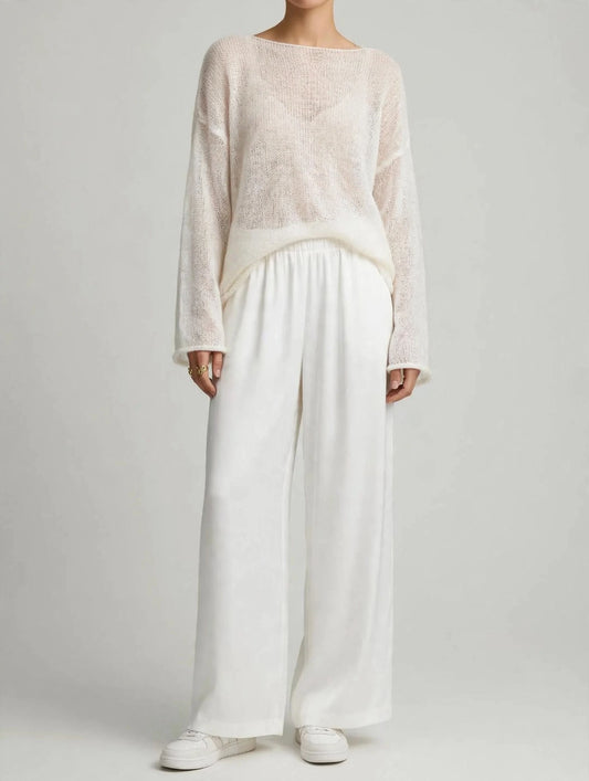 Lightweight Dropped Shoulder Knit Cover Up